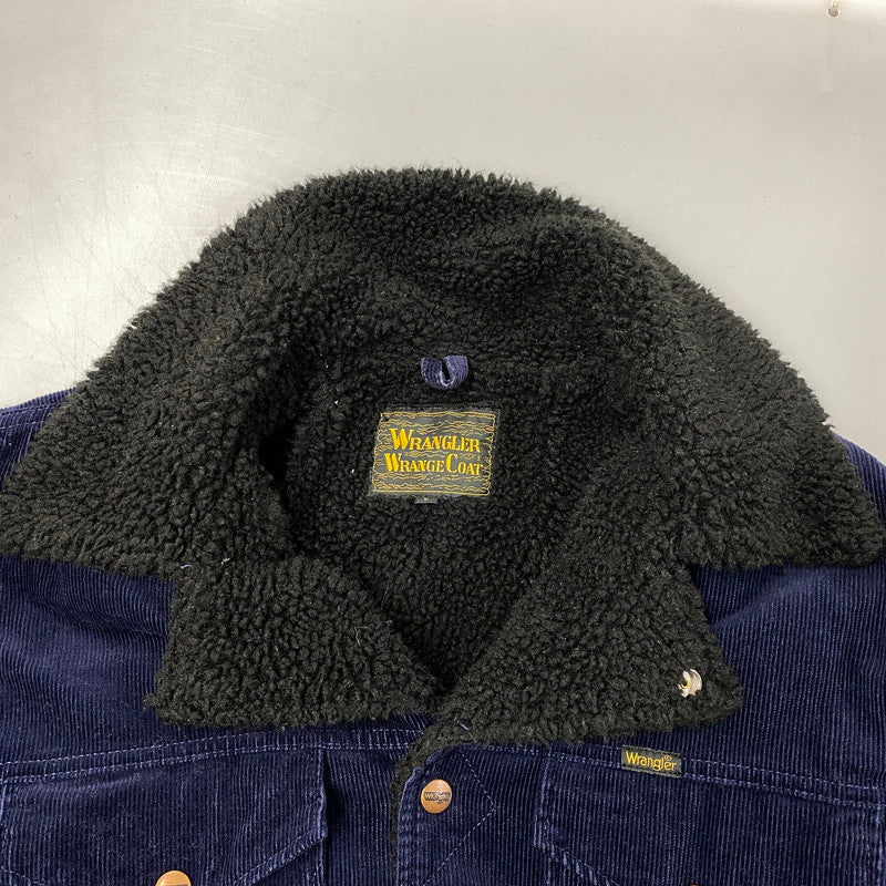 【中古品】【メンズ】 Wrangler ラングラー W9554 BOA RANCH JACKET ボア ランチ ジャケット アウター 147-251117-cs-16-izu サイズ：L カラー：ネイビー 万代Net店
