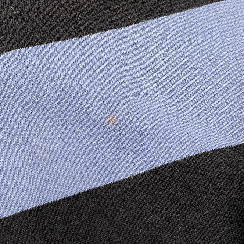 【中古品】【メンズ】 Polo by Ralph Lauren ポロバイラルフローレン 90S BORDER POLO LS SHIRT ボーダー ポロ ロングスリーブ シャツ トップス 長袖 146-251117-cs-19-izu サイズ：L カラー：ブル-×ネイビー 万代Net店