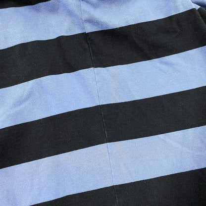 【中古品】【メンズ】 Polo by Ralph Lauren ポロバイラルフローレン 90S BORDER POLO LS SHIRT ボーダー ポロ ロングスリーブ シャツ トップス 長袖 146-251117-cs-19-izu サイズ：L カラー：ブル-×ネイビー 万代Net店