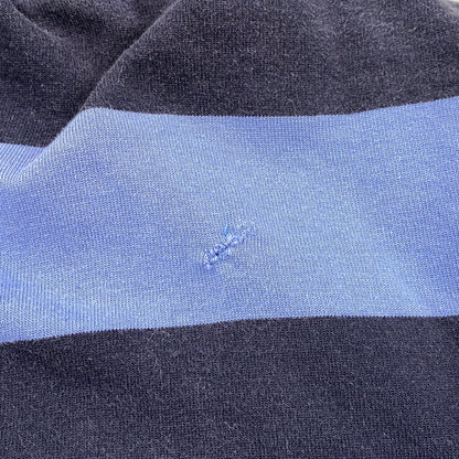 【中古品】【メンズ】 Polo by Ralph Lauren ポロバイラルフローレン 90S BORDER POLO LS SHIRT ボーダー ポロ ロングスリーブ シャツ トップス 長袖 146-251117-cs-19-izu サイズ：L カラー：ブル-×ネイビー 万代Net店