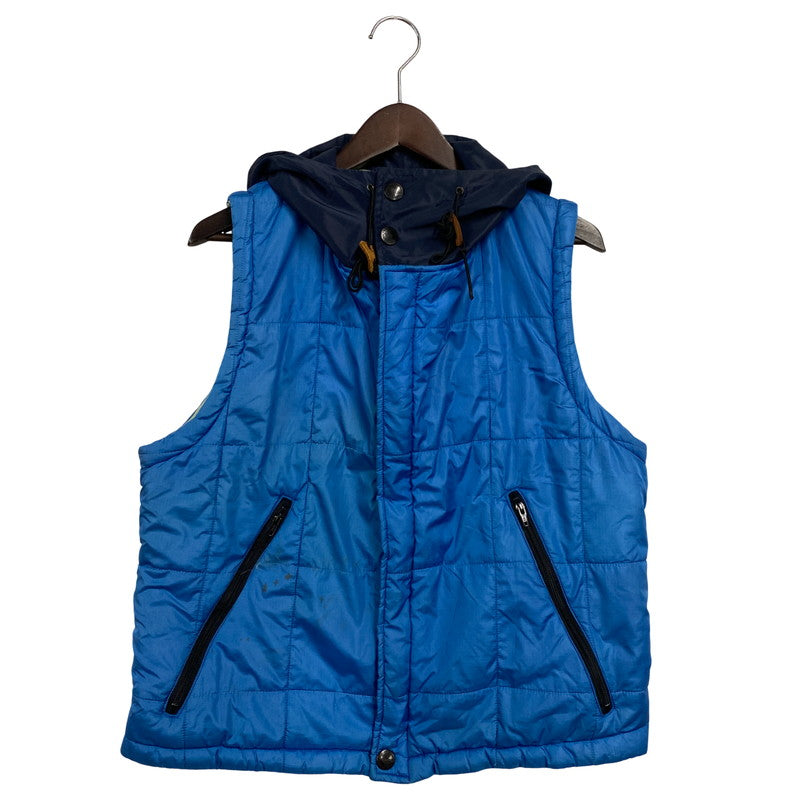 【現状渡し品】【メンズ】 UNITED CARR BY BUZZ RICKSON'S ユナイテッドカー バイ バズリクソンズ M18844 HOODED VEST フーデッド ベスト 145-251117-cs-18-izu サイズ：M カラー：ブルー×ネイビー 万代Net店