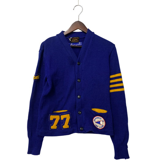 【現状渡し品】【メンズ】 SKOOKUM スクーカム 70S LETTERED CARDIGAN レタード カーディガン トップス 長袖 146-251123-cs-15-izu サイズ：不明 カラー：ブルー 万代Net店