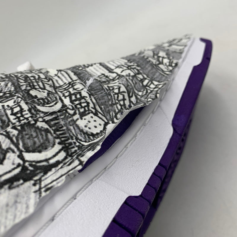 【中古美品】【メンズ】 NIKE ナイキ W DUNK LOW SE DJ4636-100 ウィメンズ ダンク ロー SE スニーカー シューズ 靴 160-251116-as-21-izu サイズ：27.5cm カラー：WHITE/VARSITY PURPLE 万代Net店