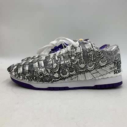 【中古美品】【メンズ】 NIKE ナイキ W DUNK LOW SE DJ4636-100 ウィメンズ ダンク ロー SE スニーカー シューズ 靴 160-251116-as-21-izu サイズ：27.5cm カラー：WHITE/VARSITY PURPLE 万代Net店