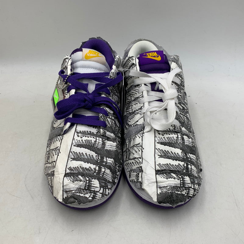 【中古美品】【メンズ】 NIKE ナイキ W DUNK LOW SE DJ4636-100 ウィメンズ ダンク ロー SE スニーカー シューズ 靴 160-251116-as-21-izu サイズ：27.5cm カラー：WHITE/VARSITY PURPLE 万代Net店