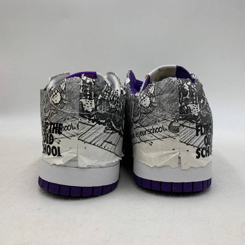 【中古美品】【メンズ】 NIKE ナイキ W DUNK LOW SE DJ4636-100 ウィメンズ ダンク ロー SE スニーカー シューズ 靴 160-251116-as-21-izu サイズ：27.5cm カラー：WHITE/VARSITY PURPLE 万代Net店