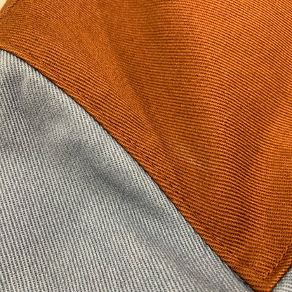 【中古品】【メンズ】 PRADA プラダ TWO TONE COLOR FULL ZIP JACKET SGB004 S191 1S5Y ツートンカラー フルジップ ジャケット アウター 141-251116-as-06-izu サイズ：44 カラー：ブルー×ブラウン 万代Net店