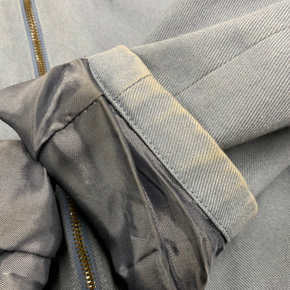 【中古品】【メンズ】 PRADA プラダ TWO TONE COLOR FULL ZIP JACKET SGB004 S191 1S5Y ツートンカラー フルジップ ジャケット アウター 141-251116-as-06-izu サイズ：44 カラー：ブルー×ブラウン 万代Net店