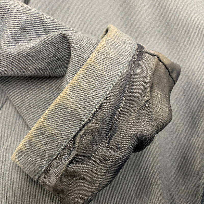 【中古品】【メンズ】 PRADA プラダ TWO TONE COLOR FULL ZIP JACKET SGB004 S191 1S5Y ツートンカラー フルジップ ジャケット アウター 141-251116-as-06-izu サイズ：44 カラー：ブルー×ブラウン 万代Net店