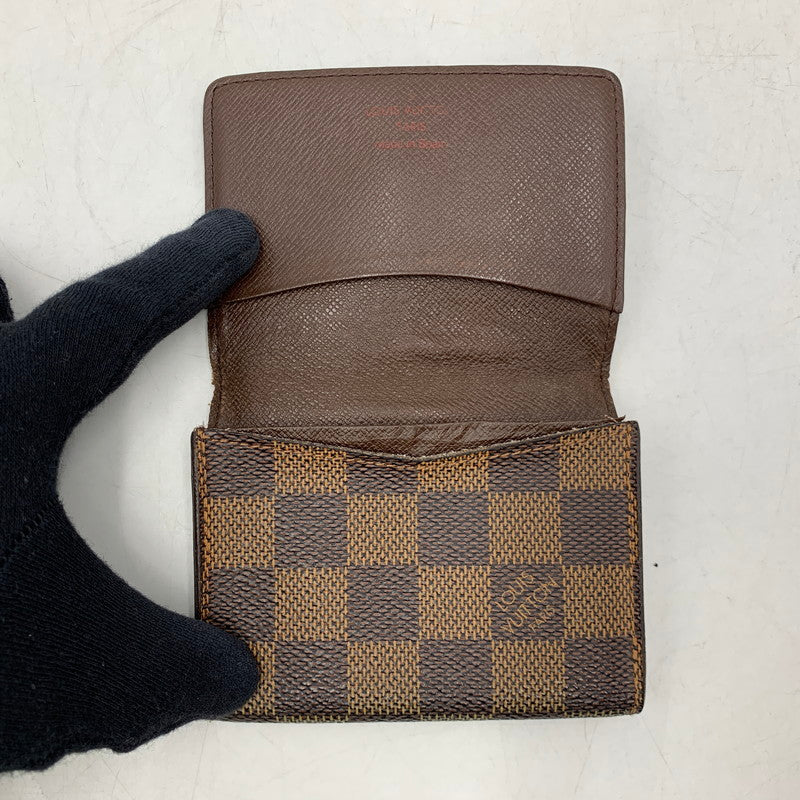 【現状渡し品】【メンズ/レディース】 N62920 ダミエ アンヴェロップ カルト ドゥ ヴィジット 名刺入れ カードケース 179-251116-as-16-izu カラー：ブラウン 万代Net店