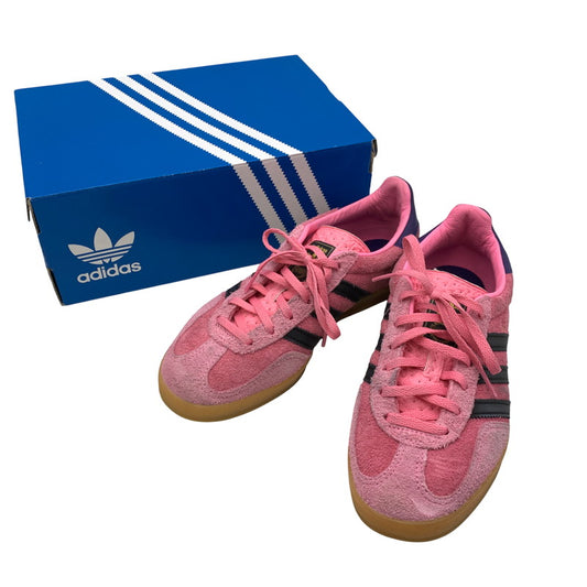 【中古品】【レディース】 adidas アディダス GAZELLE INDOOR W IE7002 ガゼル インドア W スニーカー シューズ 靴 166-251125-as-15-izu サイズ：24cm カラー：BLIPNK/CBLACK/CPURPL 万代Net店