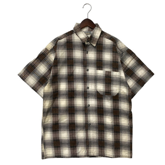 【中古品】【メンズ】 CALTOP キャルトップ 90'S USA製 COTTON CHECK SS SHIRT コットン チェック ショートスリーブ シャツ トップス 半袖 146-251123-cs-25-izu サイズ：L カラー：マルチ 万代Net店