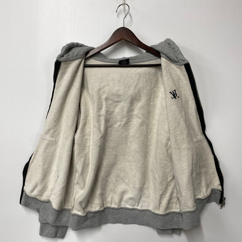 【中古品】【メンズ】 WOOALONG ウアロン SD1DHZ101 ZIP UP HOODED SWEATSHIRT ジップ アップ フーデッド スウェットシャツ トップス 長袖 142-251123-cs-24-izu サイズ：M カラー：グレー 万代Net店