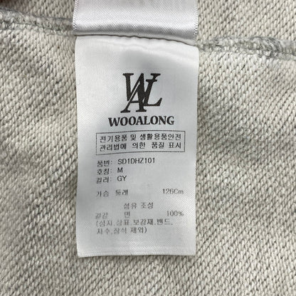 【中古品】【メンズ】 WOOALONG ウアロン SD1DHZ101 ZIP UP HOODED SWEATSHIRT ジップ アップ フーデッド スウェットシャツ トップス 長袖 142-251123-cs-24-izu サイズ：M カラー：グレー 万代Net店