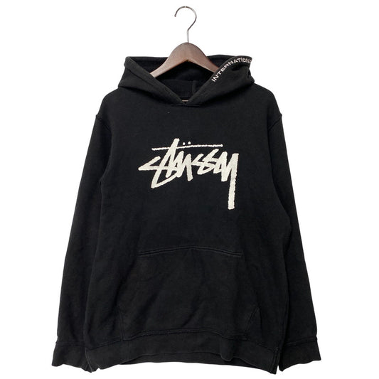 【中古品】【メンズ】 STUSSY ステューシー REVERSIBLE HOODIE リバーシブル フーディー トップス 長袖 142-251123-cs-20-izu サイズ：L カラー：ブラック 万代Net店