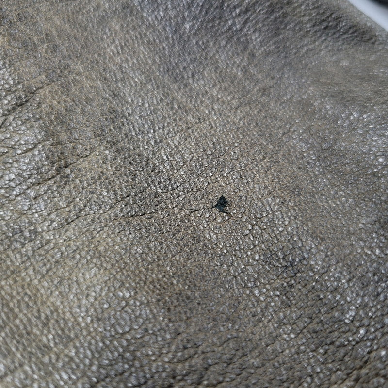 【現状渡し品】【メンズ】 AVIREX アヴィレックス THUNDER BAY 25TH GOAT LEATHER JACKET 6191001 サンダーベイ 25周年記念 ゴートレザー ジャケット アウター 145-251117-as-03-izu カラー：ブラック 万代Net店