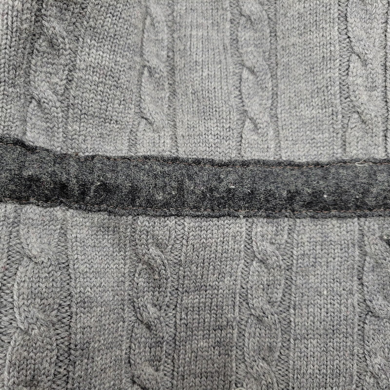 【現状渡し品】【メンズ】 Durban ダーバン W860752-87 M-65 CABLE KNIT LINER SHEEP SKIN LEATHER JACKET ケーブル ニット ライナー シープ スキン レザー ジャケット アウター 145-251128-cs-11-izu サイズ：M カラー：ブラウン 万代Net店