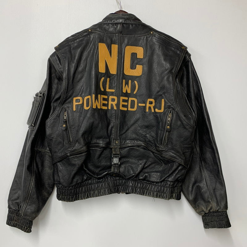【現状渡し品】【メンズ】 KADOYA カドヤ NEW CONCEPTER LEATHER SINGLE RIDERS JACKET レザー シングル ライダース ジャケット アウター 145-251122-as-05-izu サイズ：M カラー：ブラック 万代Net店