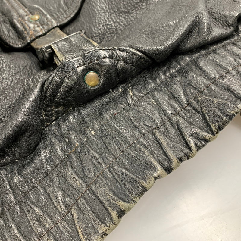 【現状渡し品】【メンズ】 KADOYA カドヤ NEW CONCEPTER LEATHER SINGLE RIDERS JACKET レザー シングル ライダース ジャケット アウター 145-251122-as-05-izu サイズ：M カラー：ブラック 万代Net店