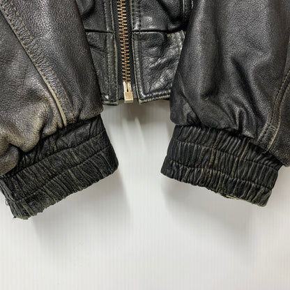 【現状渡し品】【メンズ】 KADOYA カドヤ NEW CONCEPTER LEATHER SINGLE RIDERS JACKET レザー シングル ライダース ジャケット アウター 145-251122-as-05-izu サイズ：M カラー：ブラック 万代Net店