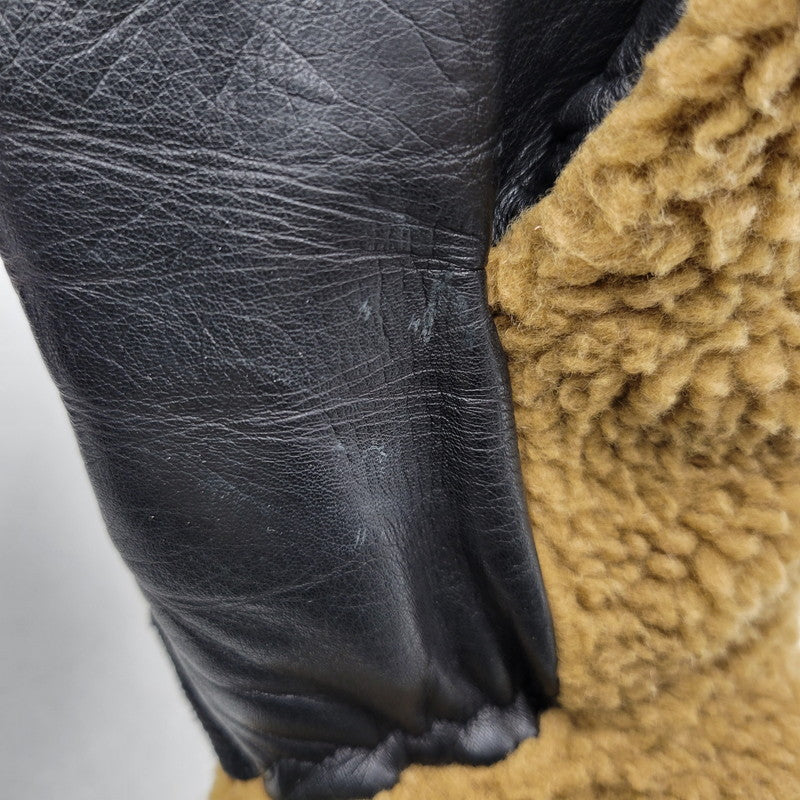 【中古品】【メンズ/レディース】 MAISON KITSUNE メゾンキツネ JU06300KA0003 TECHNICAL GLOVES テクニカルグローブ 手袋 187-251124-ya-01-izu サイズ：M/L カラー：ブラウン／ブラック 万代Net店