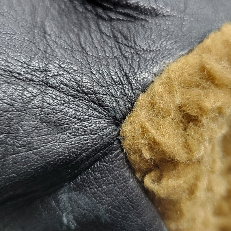 【中古品】【メンズ/レディース】 MAISON KITSUNE メゾンキツネ JU06300KA0003 TECHNICAL GLOVES テクニカルグローブ 手袋 187-251124-ya-01-izu サイズ：M/L カラー：ブラウン／ブラック 万代Net店