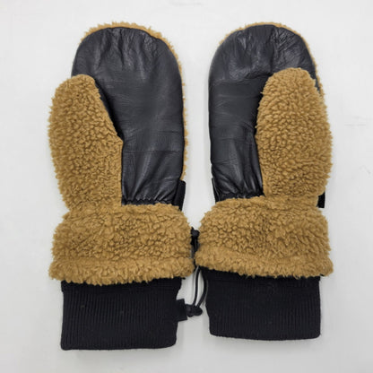 【中古品】【メンズ/レディース】 MAISON KITSUNE メゾンキツネ JU06300KA0003 TECHNICAL GLOVES テクニカルグローブ 手袋 187-251124-ya-01-izu サイズ：M/L カラー：ブラウン／ブラック 万代Net店