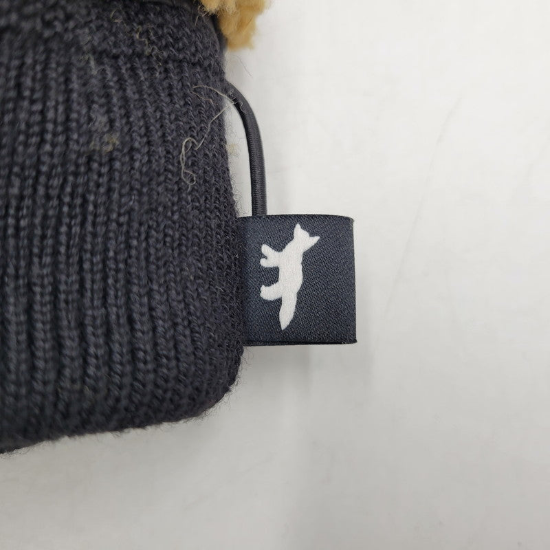 【中古品】【メンズ/レディース】 MAISON KITSUNE メゾンキツネ JU06300KA0003 TECHNICAL GLOVES テクニカルグローブ 手袋 187-251124-ya-01-izu サイズ：M/L カラー：ブラウン／ブラック 万代Net店