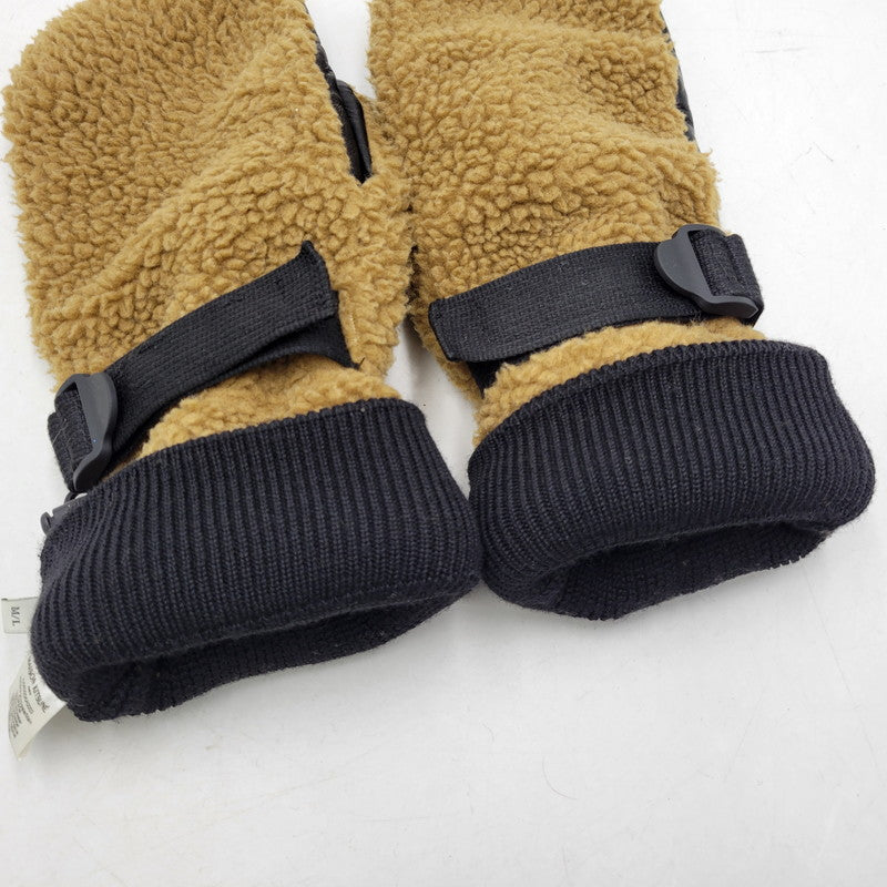 【中古品】【メンズ/レディース】 MAISON KITSUNE メゾンキツネ JU06300KA0003 TECHNICAL GLOVES テクニカルグローブ 手袋 187-251124-ya-01-izu サイズ：M/L カラー：ブラウン／ブラック 万代Net店