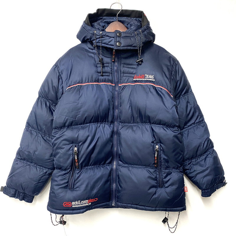 【中古品】【メンズ】 ECKO UNLTD エコーアンリミテッド REVERSIBLE HOODIE DOWN JACKET リバーシブル フーディ ダウンジャケット アウター 146-251129-as-18-izu サイズ：S カラー：ネイビー/レッド 万代Net店