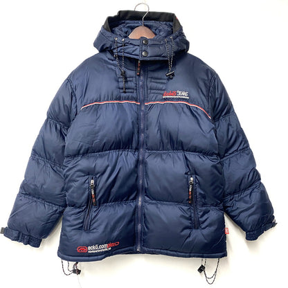 【中古品】【メンズ】 ECKO UNLTD エコーアンリミテッド REVERSIBLE HOODIE DOWN JACKET リバーシブル フーディ ダウンジャケット アウター 146-251129-as-18-izu サイズ：S カラー：ネイビー/レッド 万代Net店