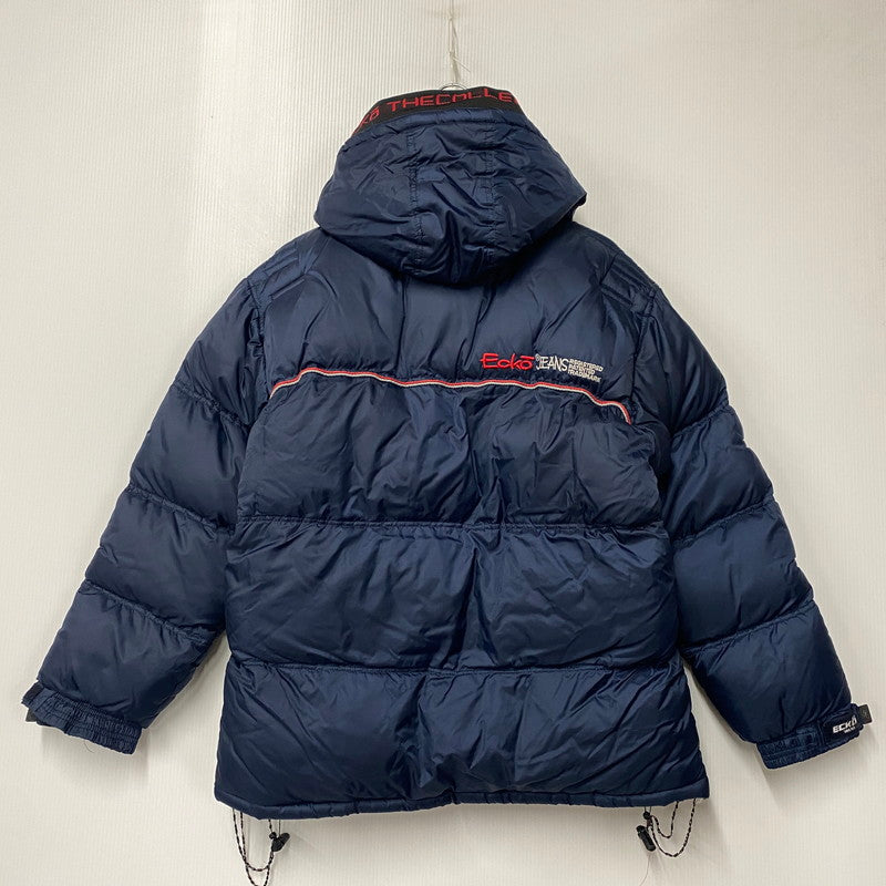 【中古品】【メンズ】 ECKO UNLTD エコーアンリミテッド REVERSIBLE HOODIE DOWN JACKET リバーシブル フーディ ダウンジャケット アウター 146-251129-as-18-izu サイズ：S カラー：ネイビー/レッド 万代Net店