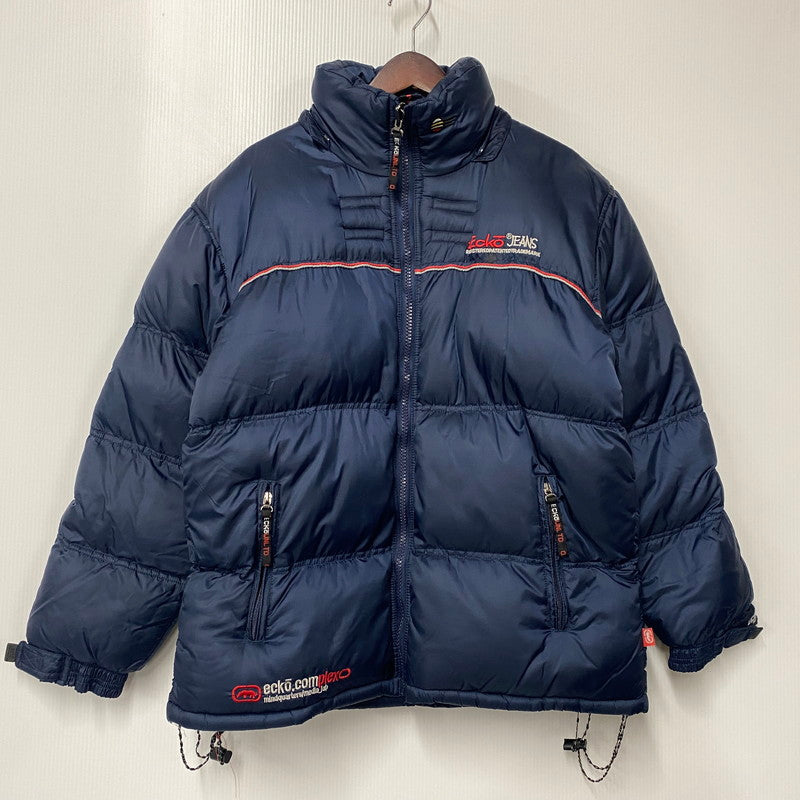 【中古品】【メンズ】 ECKO UNLTD エコーアンリミテッド REVERSIBLE HOODIE DOWN JACKET リバーシブル フーディ ダウンジャケット アウター 146-251129-as-18-izu サイズ：S カラー：ネイビー/レッド 万代Net店