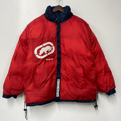 【中古品】【メンズ】 ECKO UNLTD エコーアンリミテッド REVERSIBLE HOODIE DOWN JACKET リバーシブル フーディ ダウンジャケット アウター 146-251129-as-18-izu サイズ：S カラー：ネイビー/レッド 万代Net店