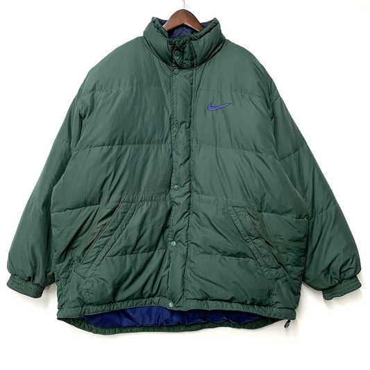 【現状渡し品】【メンズ】 NIKE ナイキ DOWN JACKET ダウンジャケット 白タグ バングラデシュ製 アウター 146-251122-as-06-izu サイズ：XXL カラー：グリーン 万代Net店