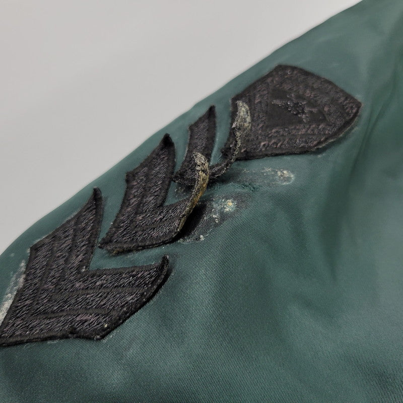 【現状渡し品】【メンズ】 ALPHA INDUSTRIES アルファインダストリーズ × SARCASTIC サキャスティック MA-1 FLIGHT JACKET SB0-1195-99 フライトジャケット USA製 アウター 145-251117-as-06-izu サイズ：L カラー：グリーン 万代Net店