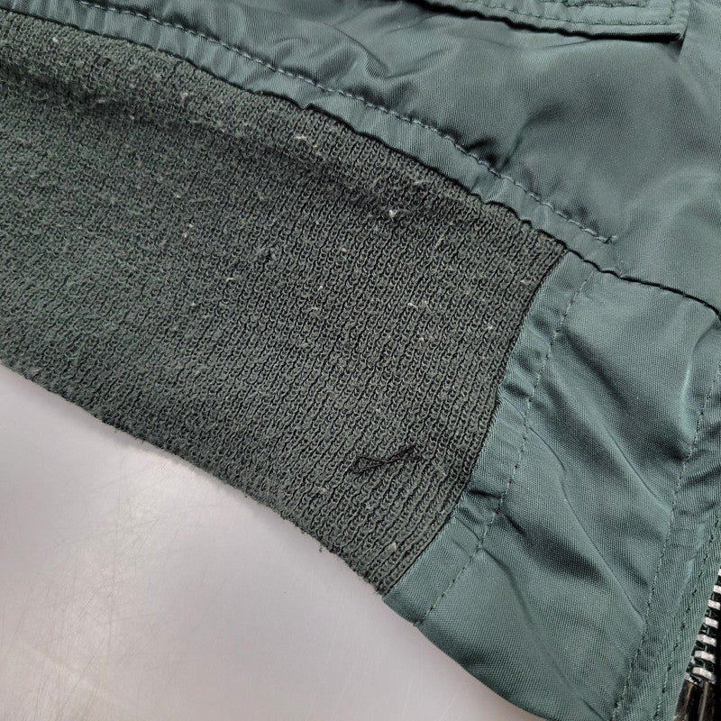 【現状渡し品】【メンズ】 ALPHA INDUSTRIES アルファインダストリーズ × SARCASTIC サキャスティック MA-1 FLIGHT JACKET SB0-1195-99 フライトジャケット USA製 アウター 145-251117-as-06-izu サイズ：L カラー：グリーン 万代Net店