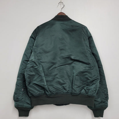 【現状渡し品】【メンズ】 ALPHA INDUSTRIES アルファインダストリーズ × SARCASTIC サキャスティック MA-1 FLIGHT JACKET SB0-1195-99 フライトジャケット USA製 アウター 145-251117-as-06-izu サイズ：L カラー：グリーン 万代Net店