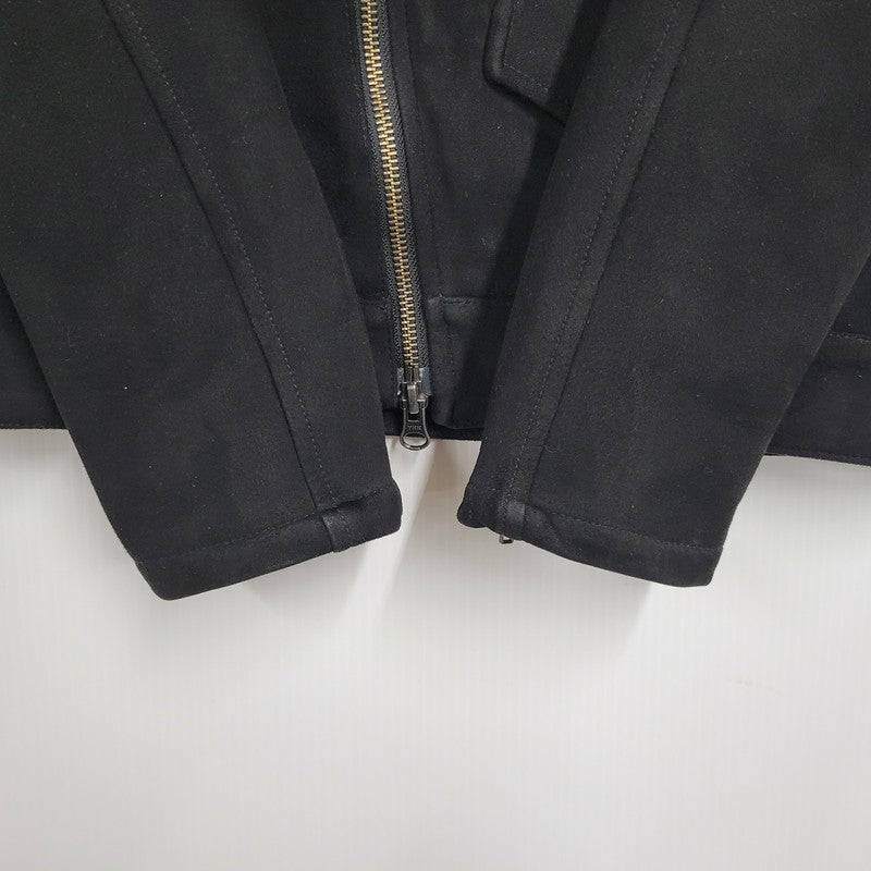【中古品】【メンズ】 JACKROSE VINTAGE ジャックローズ × THE ROLLING STONES ローリングストーンズ 804285-10 フェイクスウェード ダブルライダースジャケット アウター 145-251117-as-01-izu サイズ：M カラー：ブラック 万代Net店