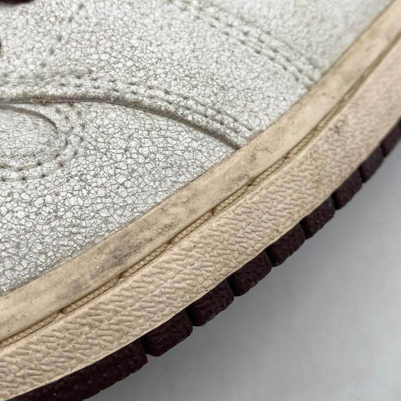 【現状渡し品】【メンズ/レディース】 NIKE × A MA MANIERE ナイキ×アママニエール DO7097-100 AIR JORDAN 1 RETRO HIGH OG エア ジョーダン ワン レトロ ハイ オリジナル スニーカー シューズ 靴 160-251118-cs-06-izu サイズ：25cm カラー：SAIL/BURGUNDY CRUSH 万代Net店