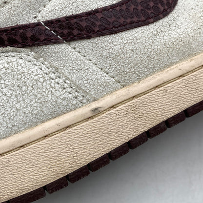 【現状渡し品】【メンズ/レディース】 NIKE × A MA MANIERE ナイキ×アママニエール DO7097-100 AIR JORDAN 1 RETRO HIGH OG エア ジョーダン ワン レトロ ハイ オリジナル スニーカー シューズ 靴 160-251118-cs-06-izu サイズ：25cm カラー：SAIL/BURGUNDY CRUSH 万代Net店