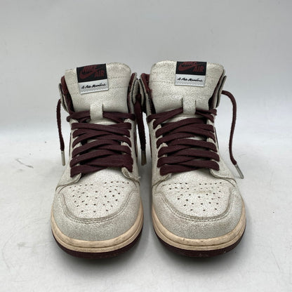 【現状渡し品】【メンズ/レディース】 NIKE × A MA MANIERE ナイキ×アママニエール DO7097-100 AIR JORDAN 1 RETRO HIGH OG エア ジョーダン ワン レトロ ハイ オリジナル スニーカー シューズ 靴 160-251118-cs-06-izu サイズ：25cm カラー：SAIL/BURGUNDY CRUSH 万代Net店