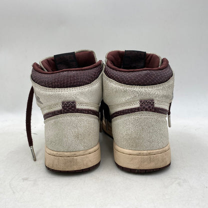 【現状渡し品】【メンズ/レディース】 NIKE × A MA MANIERE ナイキ×アママニエール DO7097-100 AIR JORDAN 1 RETRO HIGH OG エア ジョーダン ワン レトロ ハイ オリジナル スニーカー シューズ 靴 160-251118-cs-06-izu サイズ：25cm カラー：SAIL/BURGUNDY CRUSH 万代Net店