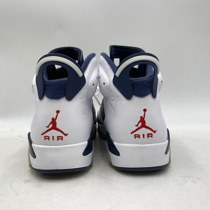 【中古品】【メンズ/レディース】 384664-130 AIR JORDAN 6 RETRO エアジョーダン6 レトロ スニーカー シューズ 靴 160-251118-cs-04-izu サイズ：26cm カラー：WHITE/MIDNIGHT NAVY-VRSTY RED 万代Net店
