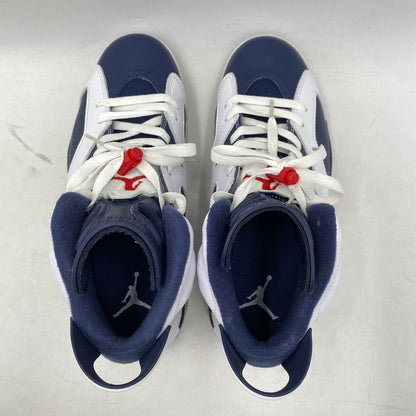 【中古品】【メンズ/レディース】 384664-130 AIR JORDAN 6 RETRO エアジョーダン6 レトロ スニーカー シューズ 靴 160-251118-cs-04-izu サイズ：26cm カラー：WHITE/MIDNIGHT NAVY-VRSTY RED 万代Net店