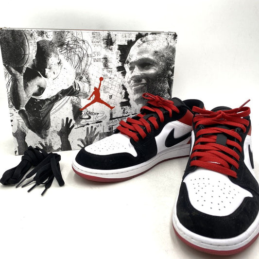 【中古品】【メンズ】 NIKE ナイキ IB8971-106 AIR JORDAN 1 LOW SE エア ジョーダン ワン ロー スニーカー シューズ 靴 160-251118-cs-05-izu サイズ：27cm カラー：WHITE/BLACK/VARSITY RED 万代Net店