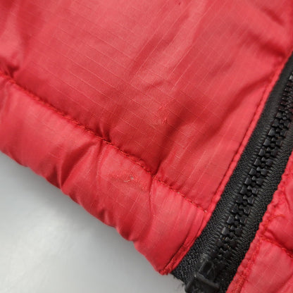 【中古品】【メンズ】 THE NORTH FACE ザ・ノースフェイス NF002YO 90S NUPTSE VEST ヌプシ ベスト 144-251117-cs-25-izu サイズ：M カラー：レッド 万代Net店