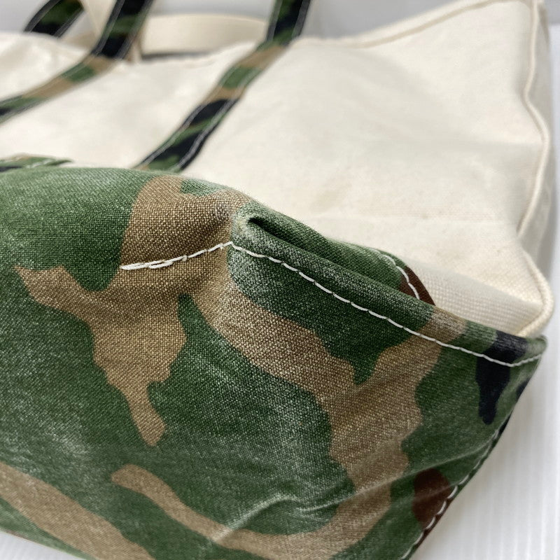 【中古品】【メンズ/レディース】 L.L.Bean エルエルビーン 525376 USA製 24AW BOTE&TOTE HANDLE LARGE ボートアンドトート ハンドル ラージ カバン 鞄 188-251118-cs-10-izu カラー：アイボリー 万代Net店