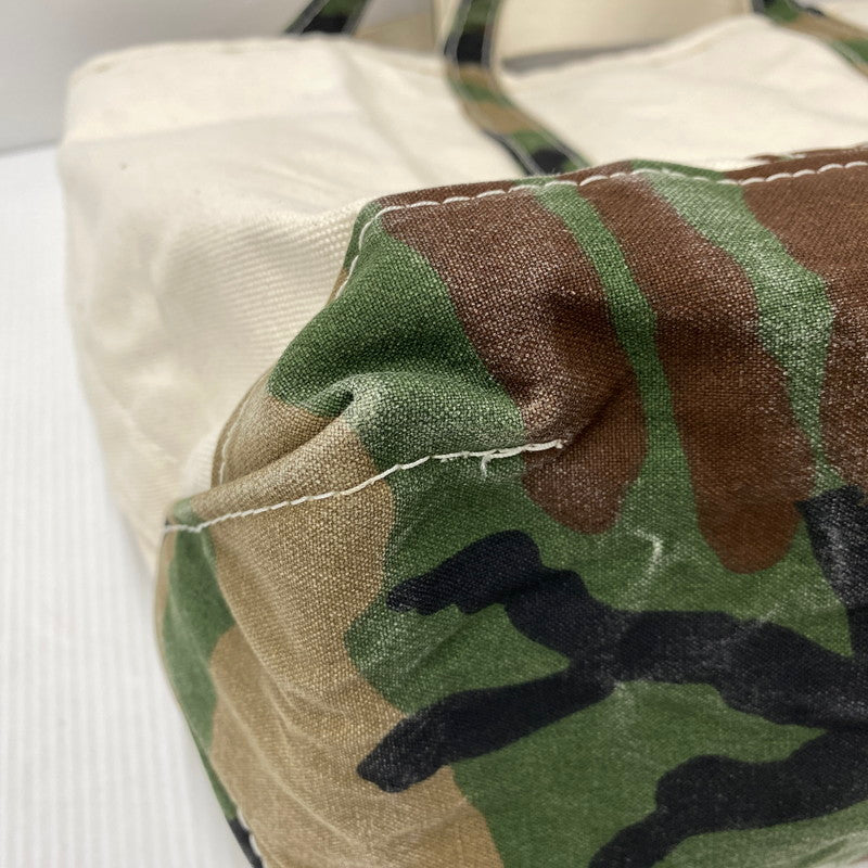【中古品】【メンズ/レディース】 L.L.Bean エルエルビーン 525376 USA製 24AW BOTE&TOTE HANDLE LARGE ボートアンドトート ハンドル ラージ カバン 鞄 188-251118-cs-10-izu カラー：アイボリー 万代Net店