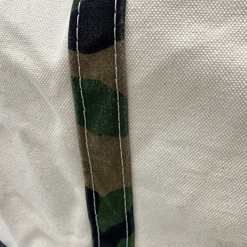 【中古品】【メンズ/レディース】 L.L.Bean エルエルビーン 525376 USA製 24AW BOTE&TOTE HANDLE LARGE ボートアンドトート ハンドル ラージ カバン 鞄 188-251118-cs-10-izu カラー：アイボリー 万代Net店